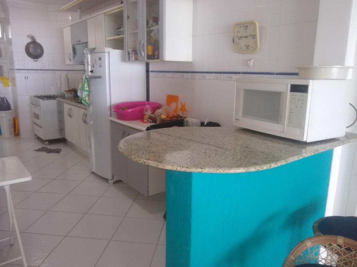 Apto enorme pé na areia, vista linda c/ academia e sauna Guarujá Exterior foto