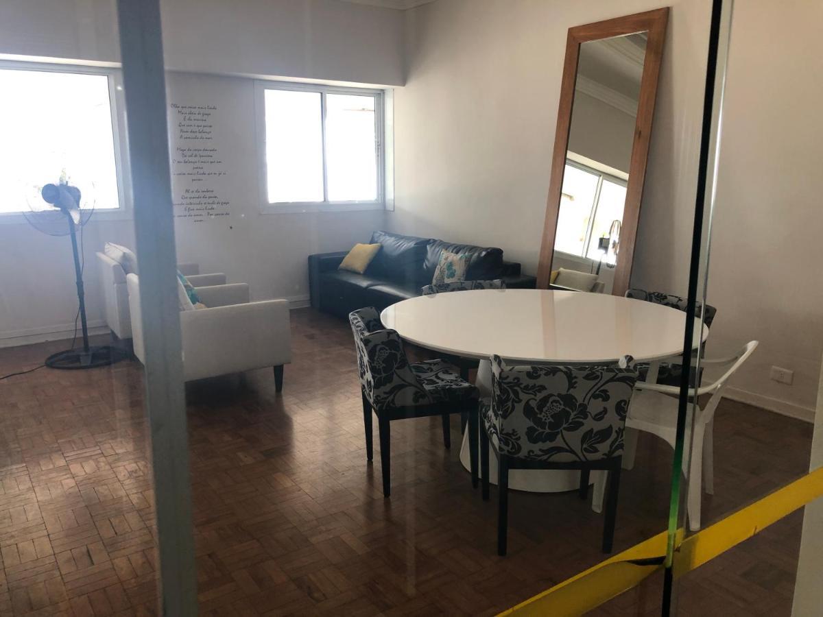 Apto enorme pé na areia, vista linda c/ academia e sauna Guarujá Exterior foto